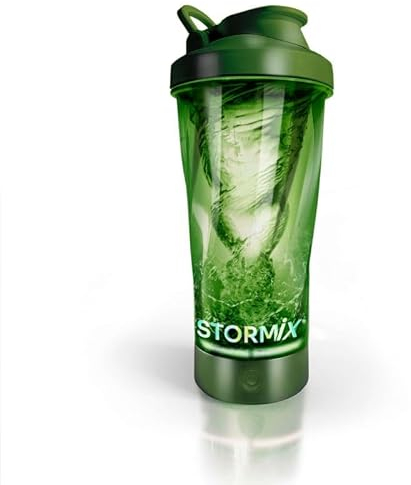 STORMIX - Electric Shaker | Smooth texture | Homogeneous preparation for protein, pre-workout, BCAA | Capacity 700 ml | Tritan & ABS | BPA-free | Low volume | USB rechargeable