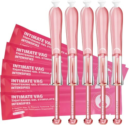 JIAOYUE Gel vaginale astringente, trattamento intimo femminile, idratante, nutriente, rassodante, efficace per alleviare la secchezza vaginale - 5 pz.