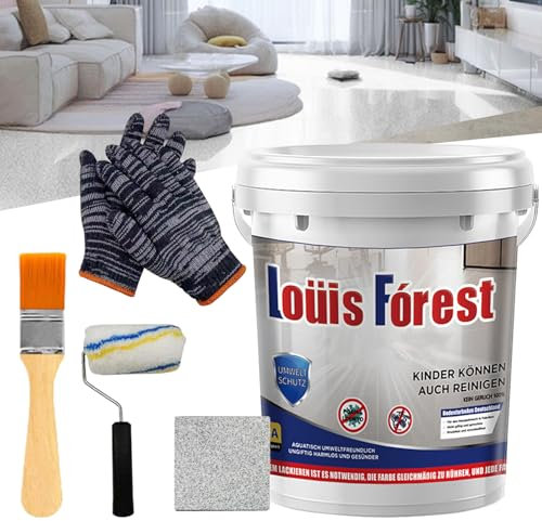 Vgpbphj Rivestimento per pavimenti in resina epossidica effetto marmo lucido, vernice epossidica impermeabile per pavimenti, antiscivolo, nessun odore pungente (0,5 kg-01#)