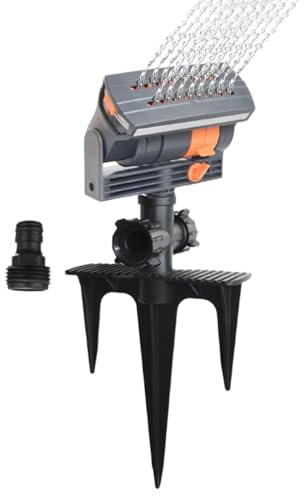 Aspersores para patio, sistema de riego automático giratorio de 360 grados, sistema de riego de césped, sistema de riego de torreta para patio, patio, parque, jardín