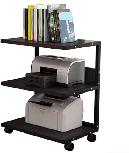 Mueble para Equipo De Cine En Casa con Soporte para CD Portátil Mueble para Equipo Audiovisual De Alta Fidelidad para Componentes Estéreo Consolas De Videojuegos Y CD Sala De Estar(Negro)
