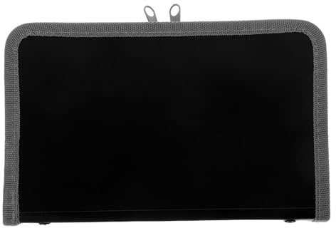 POPETPOP Organisateur de Fichiers Accordéon Mini en Plastique avec Fermeture Éclair, Design Multicouche Élégant pour Bureau et Voyage, Rangement Organisé pour Cartes de Visite et Reçus