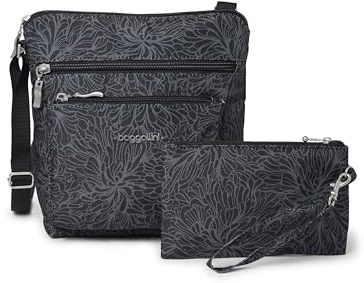 Baggallini Damen Pocket Crossbody Umhängetaschen