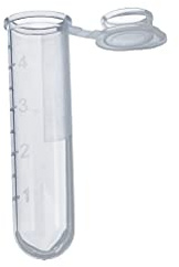 Lot de 300 tubes de centrifugeuse gradués en polypropylène avec bouchon à pression - 5 ml