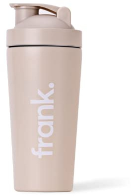 FRANK PROTEIN SHAKER | 750 ml | Edelstahl | auslaufsicher | für Deinen Fitness Eiweißshake und Proteinshake | einfache Reinigung | BPA- und DEHP-frei