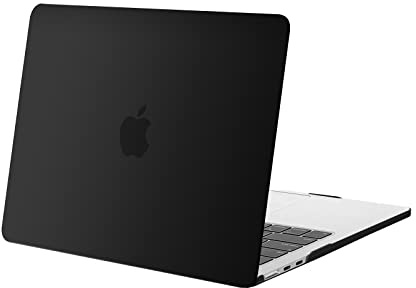 MOSISO Compatible with MacBook Air 13 inch Case M5 2026 M4 2025 M3 M2 2024-2022 A3449 A3240 A3113 A2681, Scratches-Resistant Protective Hard Shell for MacBook Air 13.6 inch Case, Black