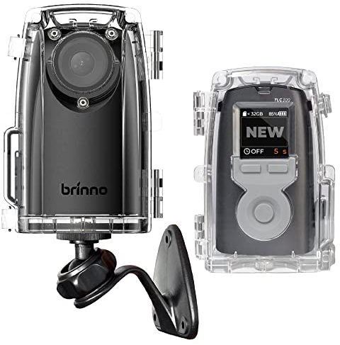 Brinno BCC300-M Video-Zeitraffer-Kit – TLC300 Time Lapse Kamera 1080P FHD HDR, LCD-IPS-Bildschirm, IPX4-Schutz, unterstützt Wandmontage – einfache Nutzung, ideal für Innen-/Außenprojekte