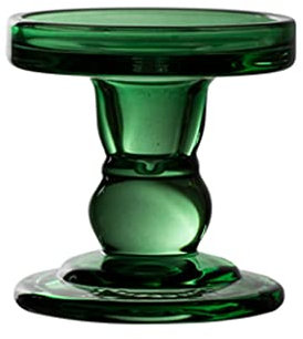 HEXEH Kerzenhalterhalter Glass Candlestick Retro Römische Kolonne Candlestick Homestay Room Candlestick Cafe Candlelight Dinner Dekoration Kandelaber (Color : Transparent, Size : B)