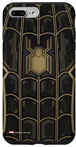 Marvel Spider-Man No Way Home Black and Gold Suit Case for iPhone 7 Plus/8 Plus
