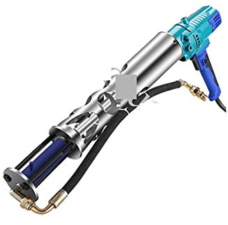 KOHARA Machine de pulvérisation étanche à Haute Pression 1500 W, Machine à mortier Portable, Outil de pulvérisation de Peinture en Pierre véritable (Couleur : lot A, Taille : L)
