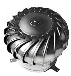 Dachabzugshaube, regensichere Belüftung, Abluftventilator, Ventilatorhaube, Windball aus Edelstahl 304, Haube ohne Stromversorgung (klein: 200 mm)