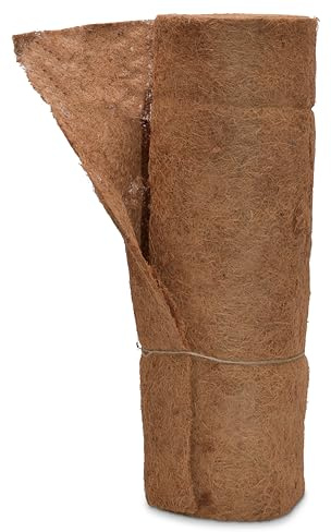 schlauchmeister 24 ... wir leiten's durch ... Tapis de protection hivernale en fibre de coco - 75 cm - Rouleau de 10 m - Protection contre le froid et le gel pour plantes
