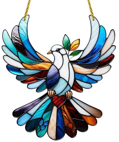 Sherum Spirit Attrape-Soleil pour Oiseaux, Attrape-Soleil 2D pour Colibris, Oiseaux Cardinaux Ailés, Attrape-Soleil, Art Plat pour Décoration d'oiseaux, Attrape-Soleil À Suspendre