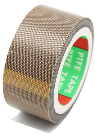 COYOUCO Ruban en téflon, 0,08 mm d'épaisseur 80-100 mm de Large Ruban adhésif PTFE pour Machine à sceller sous Vide et Industries électriques, 10 mètres de Long,100mm