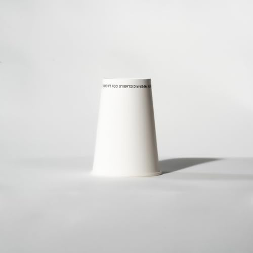 Generico 1000 Bicchieri 200ml in Carta per Acqua Usa e Getta - Eventi, Feste, Ufficio - Bicchiere Monouso - Compostabile - Biodegradabile (1000, BIANCO)