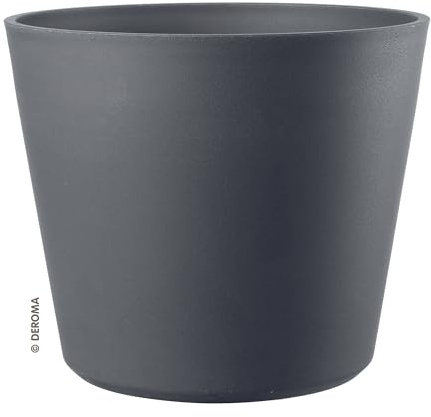Blumentopf - DEROMA - Origin - 85 L - Auf Rädern - Grau