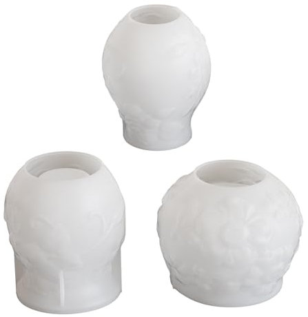 Btgghytr Moules en silicone pour travaux manuels en résine, pots de fleurs en vigne pratique, moule en silicone robuste, moule en ciment plâtre, fournitures d'artisanat pour jardin et intérieur