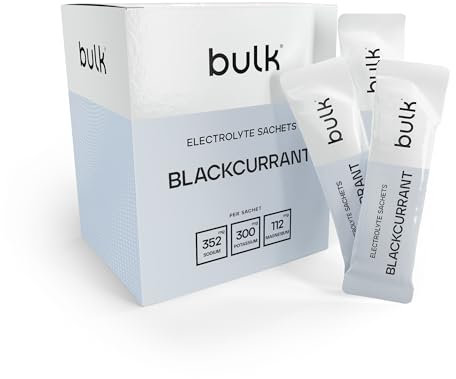 Bulk Electrolyte Sachets, Blackcurrant Flavour, 350g, Box of 30, Rapid Hydration, Supports Muscle Function & Reduces Fatigue, Essential Electrolytes