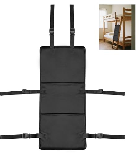 Couverture d'Échelle de Lit Superposé pour Enfants, Oxford 600D Housse de Protection pour Lit Superposé, Avec Boucles Réglables, Empêche Les Enfants de Grimper, Robuste et Durable