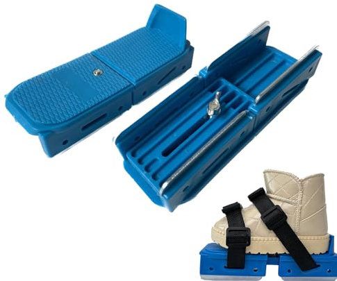 Erconsso Patins à Glace | Sangles de Fixation Réglables et Anti-Dérapantes,Patins À Glace pour Filles - pour Garçons Et Filles Tout-Petits pour Hockey sur Et Snowboard en Extérieur