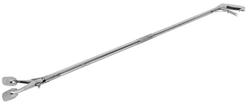 VILLFUL Recogedor Plegable de Acero Inoxidable 118 Cm para Personas Mayores, Herramienta de Agarre Durable y Pinzas Reutilizables, Adecuado para Asistencia en Movilidad y Recogida