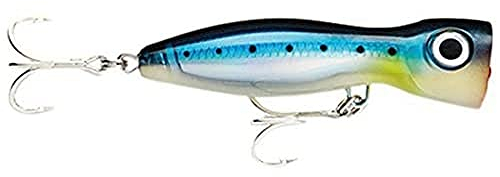 Rapala - X-Rap Magnum Xplode Angelköder - Angelzubehör mit Einteiligem, Robustem ABS Körper - Salzwasser Spinnköder - Lauftiefe Topwater - Fischköder 17cm, 145g - Hergestellt in Estland - Blue Sardine
