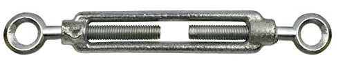 Corderie Italiane 002032595 Tenditori due occhi zincati, M 8-30 pz