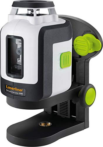 Umarex Laserliner SmartLine-Laser G360 Linienlaser (horizontale + vertikale Laserlinie, grüner Laser, integrierter Handempfänger-Modus für Außenanwendungen) 081.190A
