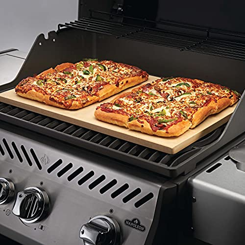 38 x 30cm Rectangular Pizza Naan Bread Oven BBQ Grill Baking Stone (15 Rectangular)