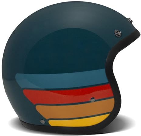 DMD Vintage Petrolhead Open Face Helm Jethelm Motorradhelm, XL