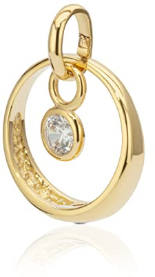 NKlaus Kettenanhänger klein baby Taufring echt Saphir blau Rubin rot oder Zirkonia weiß 333 Gelb Gold 11,5-11,7mm für Jungs und Mädchen