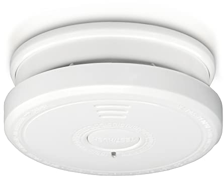 Détecteur de fumée Alecto SA20 - avec Bouton de temporisation - Bouton de Test et de réinitialisation - Alarme >85-10 Ans d'autonomie du capteur - Conforme à EN14604:2005/AC:2008 - Blanc