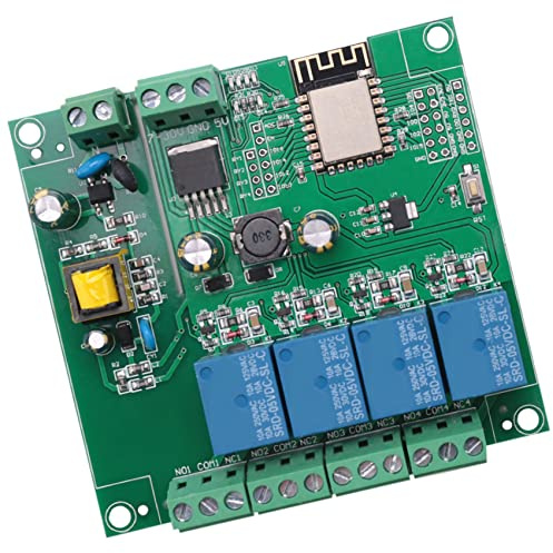 HADIIH ESP8266 Drahtloses WIFI 4 Kanal Relais ESP-12F Wifi Entwicklungs Platine für 5V / 8-80V Netzteil