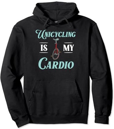 Einrad Fahrrad Lustiges Training Lernen Radfahren Pullover Hoodie