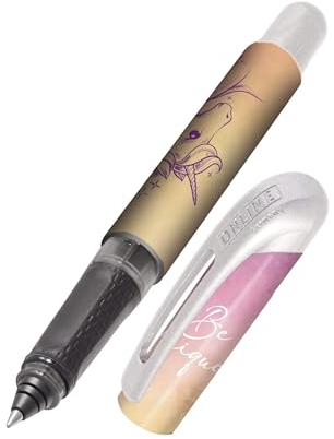 Online Tintenpatronen-Rollerball College Einhorn, Stift für Rechtshänder und Linkshänder, ergonomisches Griffstück, hochwertiger Tintenroller, Standard-Tintenpatronen, inkl. Kombipatrone blau