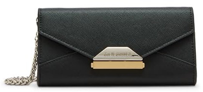Steve Madden Damen Wallet on a String Norma Geldbörse an Einer Schnur, Schwarz