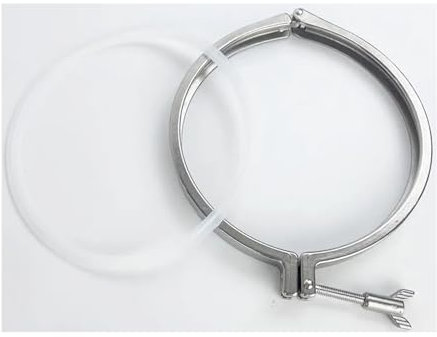 BAFAFA 1pc 6 154mm OD167mm Stainless Steel Sanitary Tri Clamp Clamps Clover for Ferrule SS304