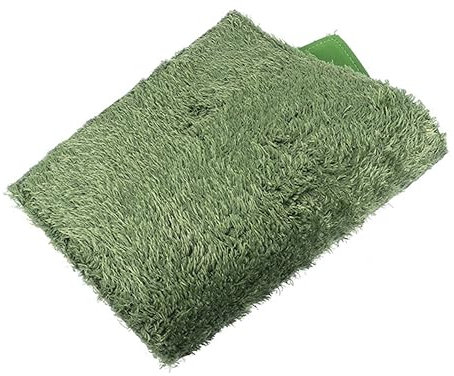 VANZACK Tappeto per Animali Domestici in Cotone Assorbente 40x25 Cm, Rivestimento in Prato Finto per Terrari, Tappetino Traspirante per Rettili e Anfibi