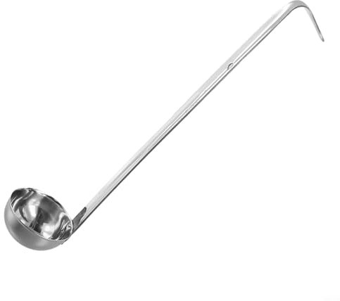 Long Handled Stainless Steel Ladle Great for Serving Soups, Sauces, and More (150ml)