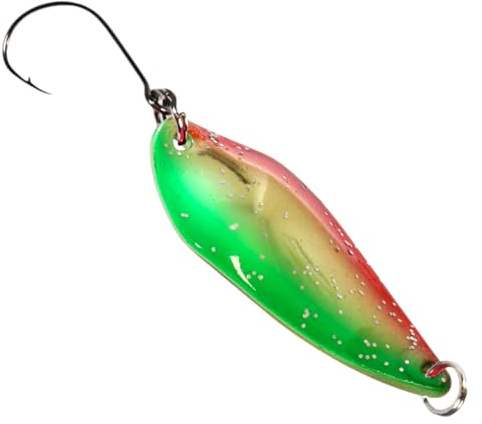 SEABUZZ Mini Barsch & Forellen Spoon Fury 4g 33mm Raubfisch Angeln Köder | Forellenköder Barschköder - Angelhaken - Forelle Blinker - Sport Fischköder - Kunstköder - Wobbler - Angelzubehör