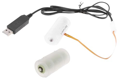 FUXIU 3V LR14 C Eliminatori di Batteria Alimentazione USB Sostituire 2 Pz 1.5V C Batterie Per Orologio Giocattolo Macchina Fotografica Natale Strisce Luce
