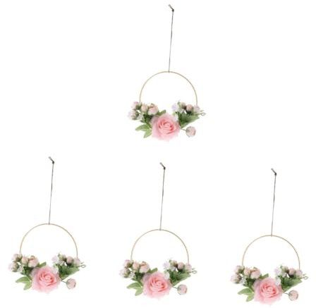 Cabilock 4 Pz Ciondolo di fiori ghirlanda di fiori stabilizzati il muro arredamento della casa parete bedroom decoration decorazione natale ghirlanda della porta d'ingresso ghirlande stoffa