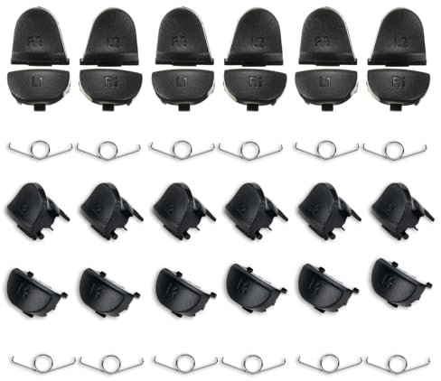 6 Paar L2 R2 L1 R1 Trigger Bumper Button mit Feder für PS4 JDM JDS 011 JDS 010 JDS 001 PS4 Pro JDS 040 JDM 040 JDS 050 JDM 050 JDS 055 JDM 055 Controller
