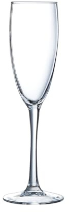 Arcoroc Vina, set di 6 calici flauto in vetro per champagne, 19 cl, lavabili in lavastoviglie