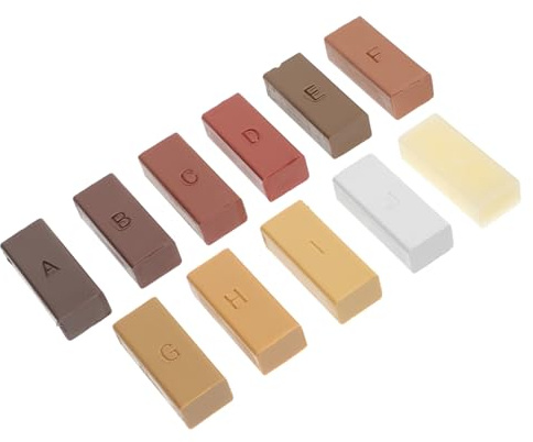 FRCOLOR Laminatboden Reparaturset mit Reparaturspachtel und Holz Wachs zur Füllung von Rissen und Dellen Geeignet für Holz und Laminatböden im Innenbereich