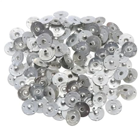 Porta stoppini per candele, porta stoppini per candele da 500 pezzi, supporto in metallo da 12, 5 mm x 4 mm, base robusta, morsetto base per fai da te, per realizzare