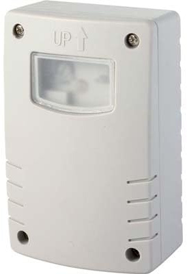 1 PZ INTERRUTTORE CREPUSCOLARE + TIMER IP55 BRAVO VOLT 230 A 10 LUX 3/500 HR 1/9