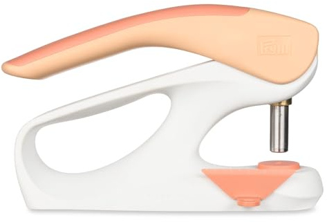 Prym 390912 Vario Creative Tool | Druckknopf-, Ösen- & Lochwerkzeug | Inkl. Werkzeugset (2,5–4 mm) | Ergonomisch & kraftsparend | Aprikose