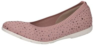 CAPRICE Women's Glitter Ballet Flats Comfortable
