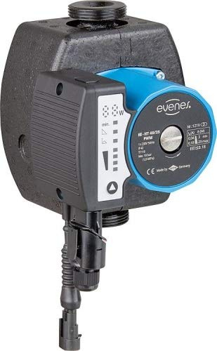Solarumwälzpumpe EVENES HE-HT PWM Signal, Einbaulänge 130 mm Solar Solarthermie Auswahl HE-HT130 DN15-60-15